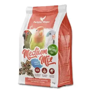 Перлина Степу MEDIUM MIX корм для середніх папуг 1кг