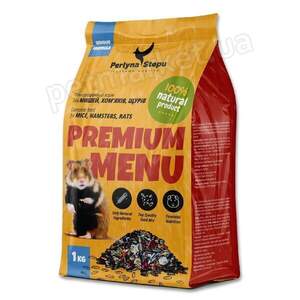 Перлина Степу PREMIUM MENU корм для хом'яків 1кг