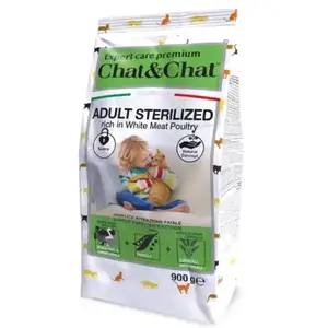 Gheda сухий корм Chat&Chat Expert - Для дорослих стерилізованих котів (біле мясо птиці) 2kg