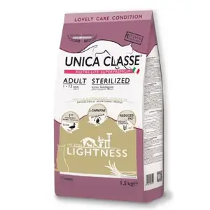 Сухий корм Unica Classe Adult Sterilized Lightness Dry - для дорослих, стер. котів (качка) 1,5kg