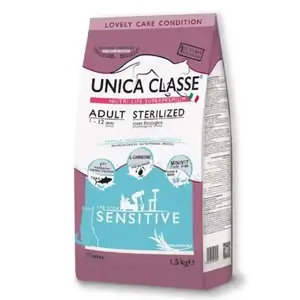 Сухий корм Unica Classe Adult Sterilized Sensitive Dry - для дорослих, стер. котів (тунець) 1,5kg