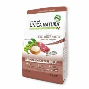 Сухий корм Unica Natura Unico All breed Mono - для собак усіх порід, монобілковий (гуска) 2,5kg