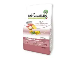 Сухий корм Unica Natura Unico Mini - для собак малих порід (качка, рис та картопелька) 7,5kg
